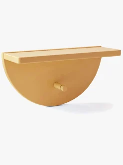 Børnemøbler|KidsConcept Kid's Concept STAR Hylde Cirkel inkl Klistermærke, Sennep