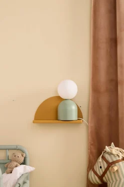 Børnemøbler|KidsConcept Kid's Concept STAR Hylde Cirkel, Sennep