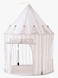 Legetelte & -Tunneler|KidsConcept Kids Concept Stribet Legetelt, Grå Grå
