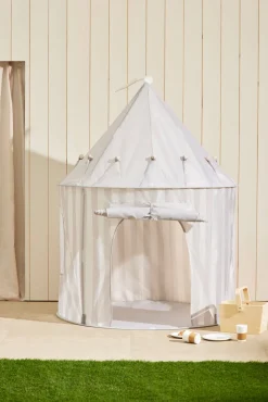 Legetelte & -Tunneler|KidsConcept Kids Concept Stribet Legetelt, Grå Grå