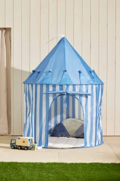 KidsConcept Legetelte & -Tunneler-Kids Concept Stribet Legetelt, Blå