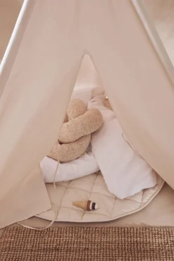 Interiør|KidsConcept Kids Concept Tipi-Telt Mini, Natur Hvid