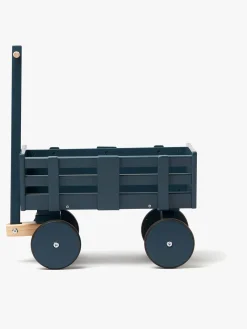 KidsConcept Dukker & Bamser-Kids Concept Trækvogn Carl Larsson, Blå