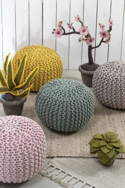 Børn KidsDepot Børnemøbler-Bundy Puf, Yellow