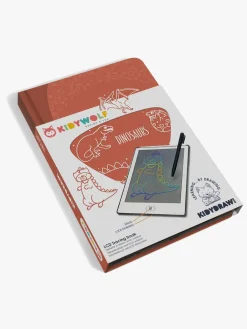 Kreativt Legetøj|Kidywolf KIDYDRAW MINI Tegnetablet LCD Dinosaur Brun
