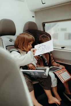 Kreativt Legetøj|Kidywolf KIDYDRAW MINI Tegnetablet LCD Dinosaur Brun