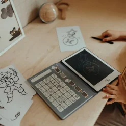 Kreativt Legetøj|Kidywolf KIDYDRAW MINI Tegnetablet LCD Pirat Blå