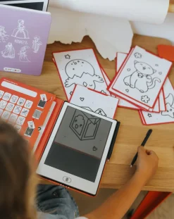 Kreativt Legetøj|Kidywolf KIDYDRAW MINI Tegnetablet LCD Kawaii Lilla