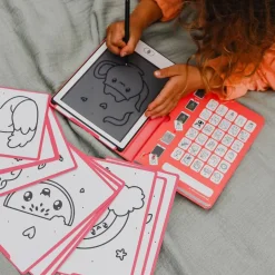 Kreativt Legetøj|Kidywolf KIDYDRAW MINI Tegnetablet LCD Kawaii Lilla