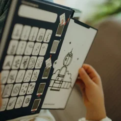 Kreativt Legetøj|Kidywolf KIDYDRAW MINI Tegnetablet LCD Galakse Blå