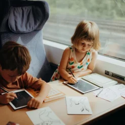 Kreativt Legetøj|Kidywolf KIDYDRAW MINI Tegnetablet LCD Dyr Orange