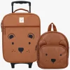 Børn Kidzroom Tasker-Beary Excited Rygsæk 5L & Kuffert, Brun