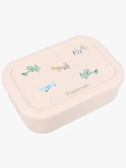 Spisetid|Kidzroom Silikone Madkasse Small Talk, Beige