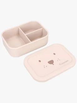 Spisetid|Kidzroom Silikone Madkasse Beary Excited, Beige