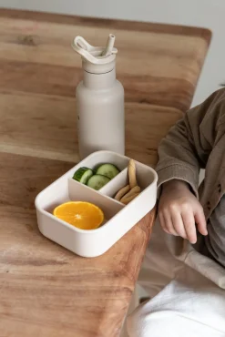 Spisetid|Kidzroom Silikone Madkasse Beary Excited, Beige