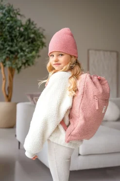 Tasker|Kidzroom Teddy Gymnastikpose Prague Teddy in Town, Pink Lyserød