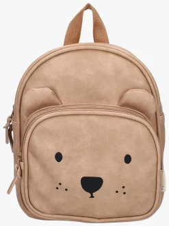 Tasker|Kidzroom  Beary Excited Rygsæk 5L, Flaske & Madkasse, Sand