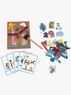 Kinder and Kids Rolleleg-Hammer Og Søm Spil Junglen, Multifarvet