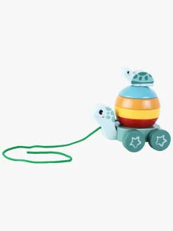 Trælegetøj|Kinder and Kids Pull and Stack Animal Træklegetøj