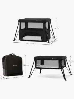 Børnesenge & Tilbehør|Kinderkraft CAMI Weekendseng, Black Sort