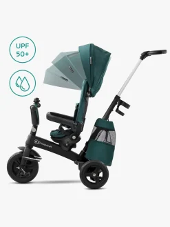 Cykler|Kinderkraft EASYTWIST Midnight Trehjulet Cykel, Grøn