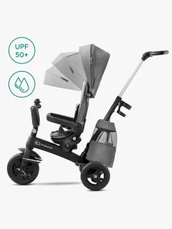 Cykler|Kinderkraft EASYTWIST Platinum Trehjulet Cykel, Grå