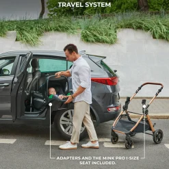 Kinderkraft Duo- & Kombivogne-ESME 2-in-1 Duovogn, Moonlight Grey