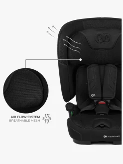 Autostole 9-36 Kg|Kinderkraft FIX2GO i-Size Autostol, Black Sort