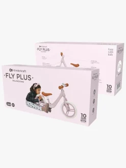 Cykler|Kinderkraft FLY PLUS Løbecykel, Pink Lyserød