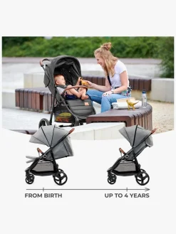 Kinderkraft Klapvogne-GRANDE PLUS Klapvogn, Grey