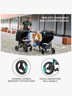 Kinderkraft Klapvogne-GRANDE PLUS Klapvogn, Grey