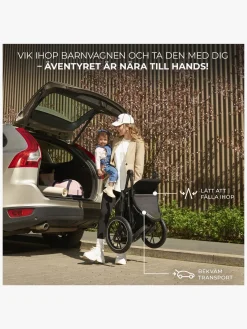 Kinderkraft Aktivitetsvogne-HELSI 2 Terrænvogn, Grey