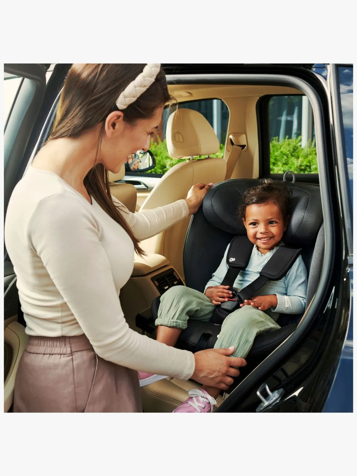 Autostole 9-36 Kg|Kinderkraft I-360 i-Size Autostol, Black Sort