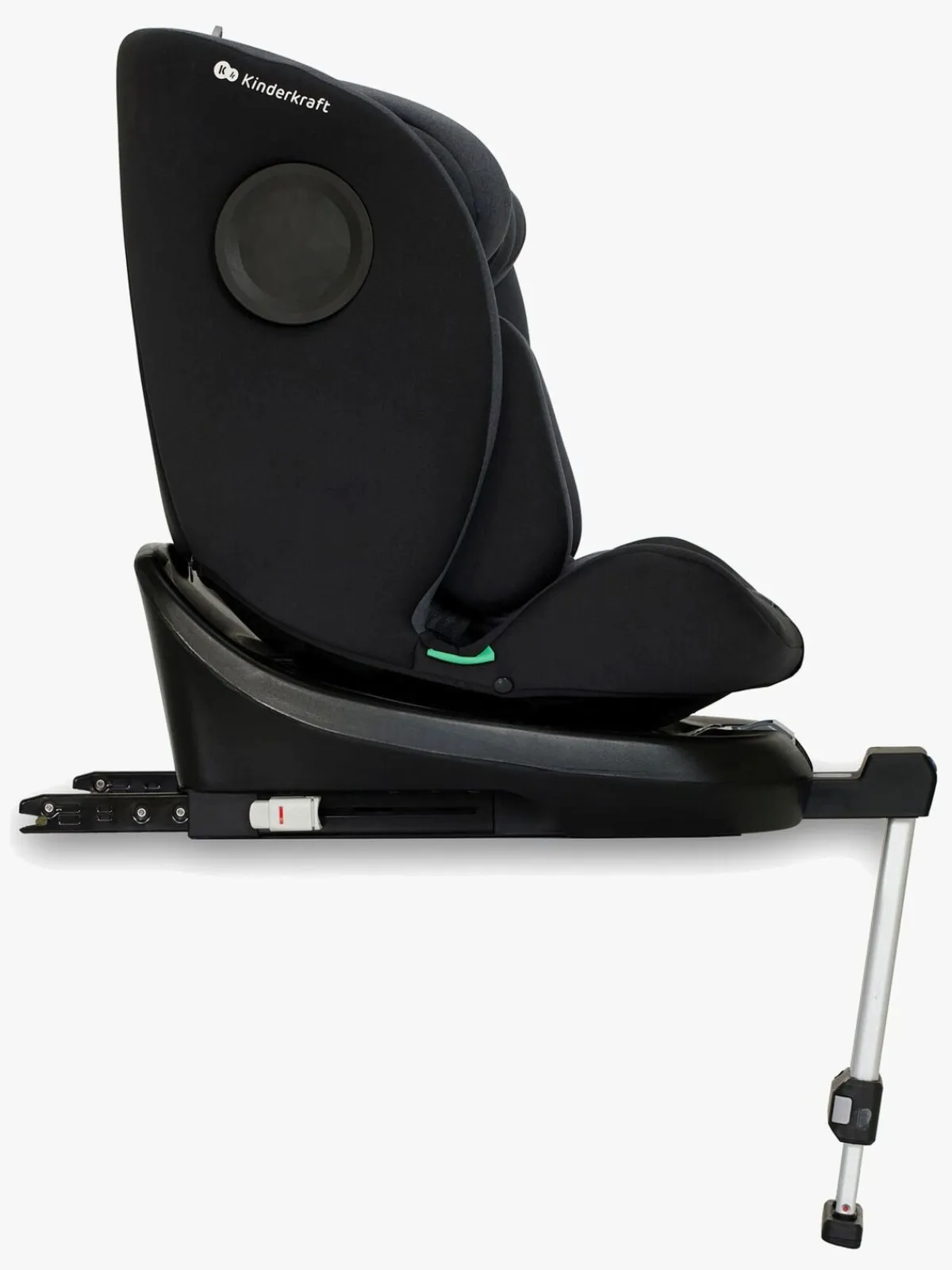 Autostole 9-36 Kg|Kinderkraft I-360 i-Size Autostol, Black Sort