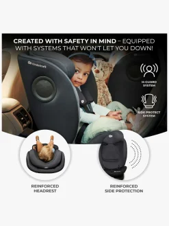 Autostole 9-36 Kg|Kinderkraft I-360 i-Size Autostol, Black Sort