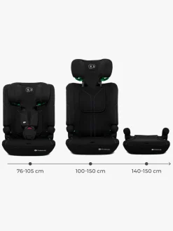 Autostole 9-36 Kg|Kinderkraft I-COMFY i-Size Autostol, Black Sort