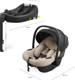 Kinderkraft Autostole 0-13 Kg-I-LITE Autostol Baby inkl. ENDURA SAFE FX Base,