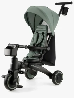 Cykler|Kinderkraft Jazz 4-i-1 Trehjulet Cykel, Grøn Grøn