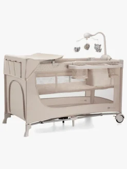 Børnesenge & Tilbehør|Kinderkraft JOY 2 Weekendseng med Tilbehør, Beige