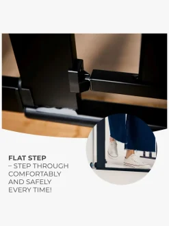 Sikkerhed|Kinderkraft LOCK&GO Sikkerhedsgitter, Wood Brun