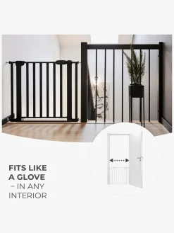 Sikkerhed|Kinderkraft LOCK&GO Sikkerhedsgitter, White Hvid