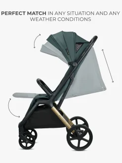 Rejseklapvogne|Kinderkraft Loom Klapvogn, Jade Green Grøn