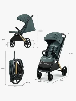 Rejseklapvogne|Kinderkraft Loom Klapvogn, Jade Green Grøn