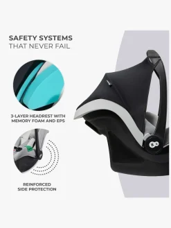 Kinderkraft Autostole 0-13 Kg-MINK PRO i-Size Autostol Baby, Grey