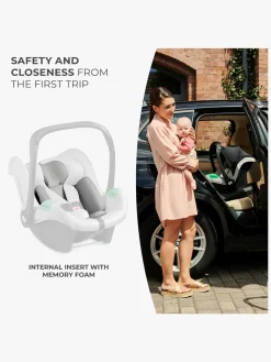 Kinderkraft Autostole 0-13 Kg-MINK PRO i-Size Autostol Baby, Grey