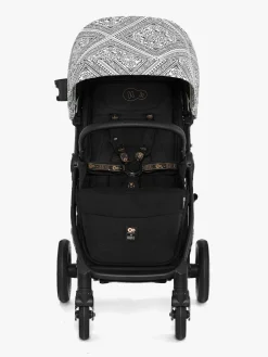 Rejseklapvogne|Kinderkraft MITZY BIZUU Klapvogn, Lunar Black Sort