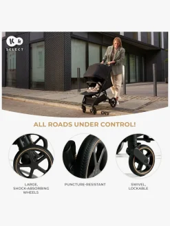 Rejseklapvogne|Kinderkraft MITZY Klapvogn, Linen Beige