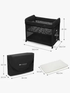 Børnesenge & Tilbehør|Kinderkraft Moon Dream Weekendseng, Sort