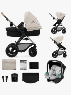 Duo- & Kombivogne|Kinderkraft MOOV 2 Air 3-in-1 Kombivogn, Moonlight Grey Grå