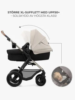 Duo- & Kombivogne|Kinderkraft MOOV 2 Air 3-in-1 Kombivogn, Moonlight Grey Grå